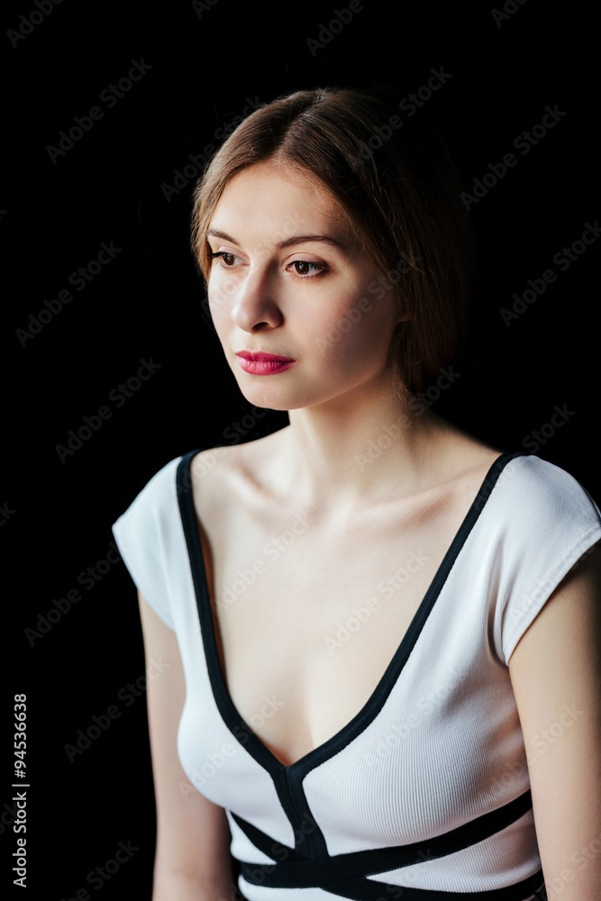 beautiful young women posing in studio beautiful young women posing in studio