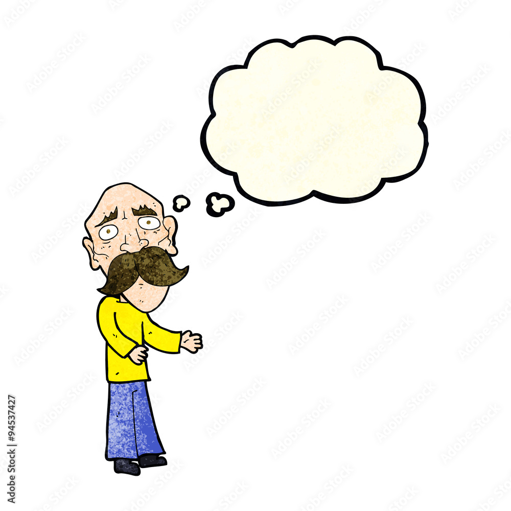cartoon lonely old man with thought bubble cartoon lonely old man with thought bubble