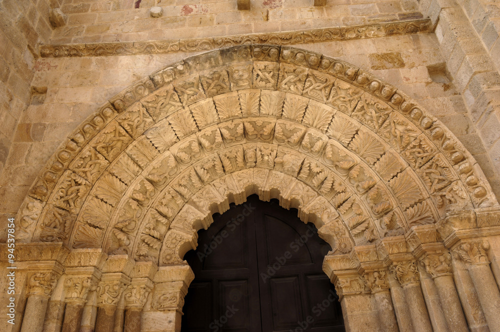 door of  Cathedral, Zamora, Castilla y Leon, Spain