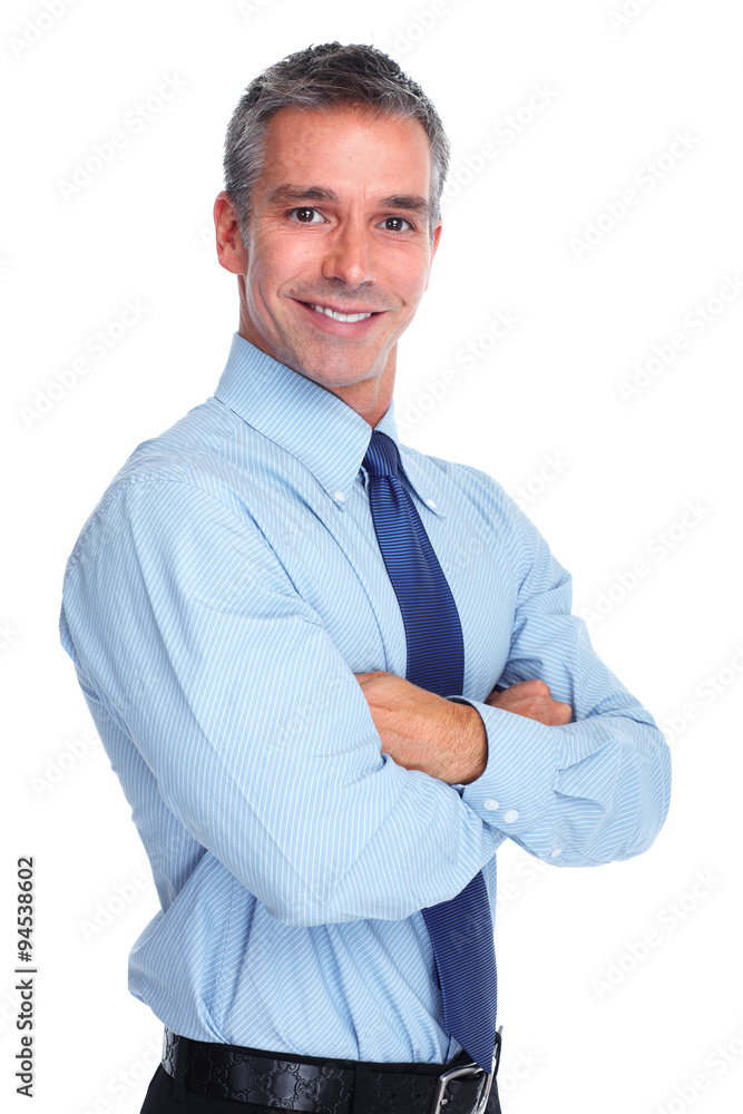 Handsome businessman.