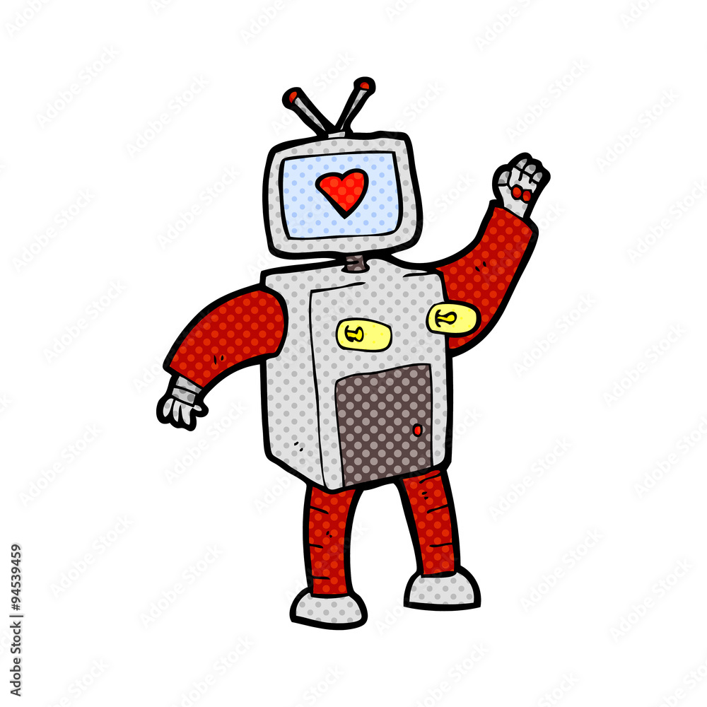 cartoon funny robot cartoon funny robot