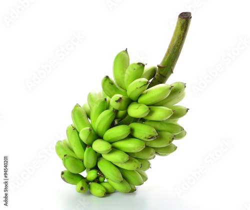 Bunch of bananas isolated on white background © kuarmungadd