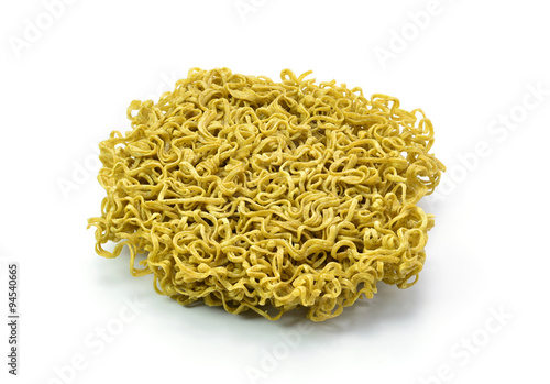 Instant noodle isolated on white background
