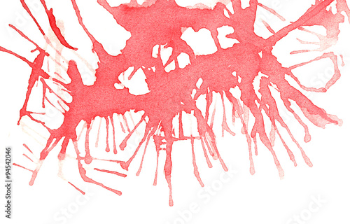 Red texture from color blowing