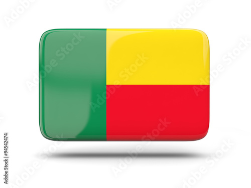 Square icon with flag of benin Free Download Square icon with flag of benin - GFXLoad