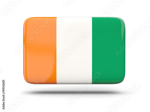 Free Download Square icon with flag of cote d Ivoire - GFXLoad