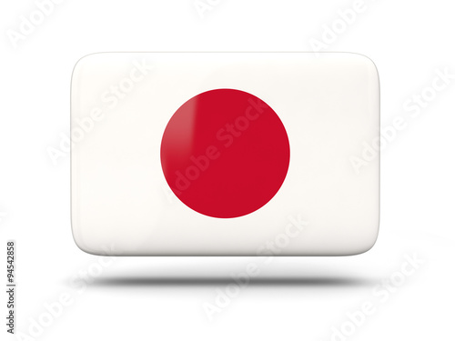 Square icon with flag of japan Free Download Square icon with flag of japan - GFXLoad