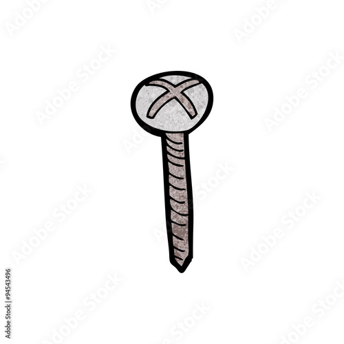 cartoon screw