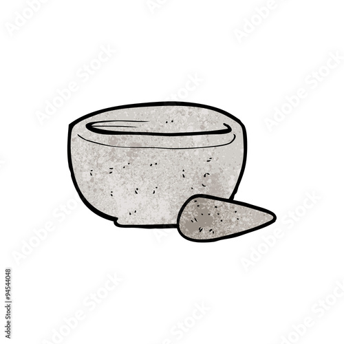 cartoon pestle and mortar photo