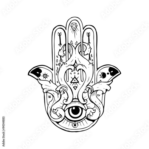 hamza tattoo symbol