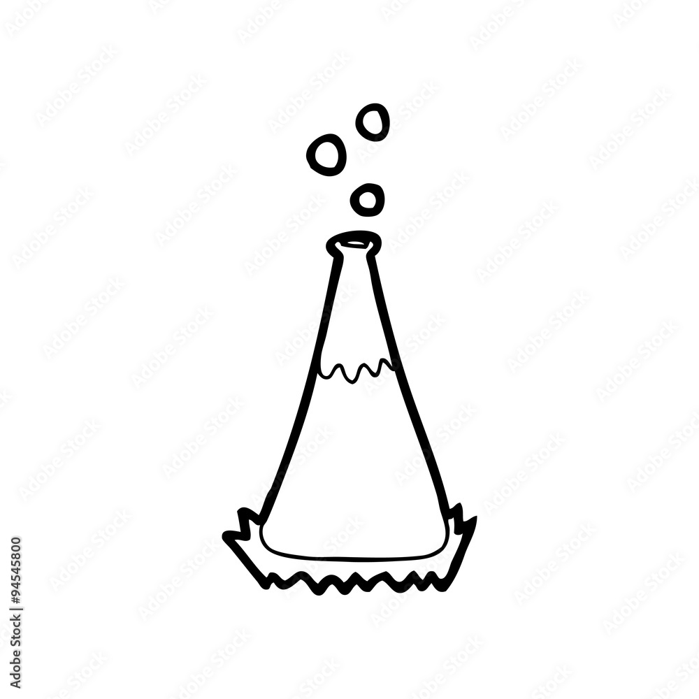 line drawing cartoon science experiment line drawing cartoon science experiment