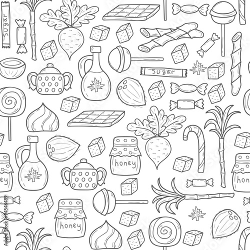 Seamless sugar background