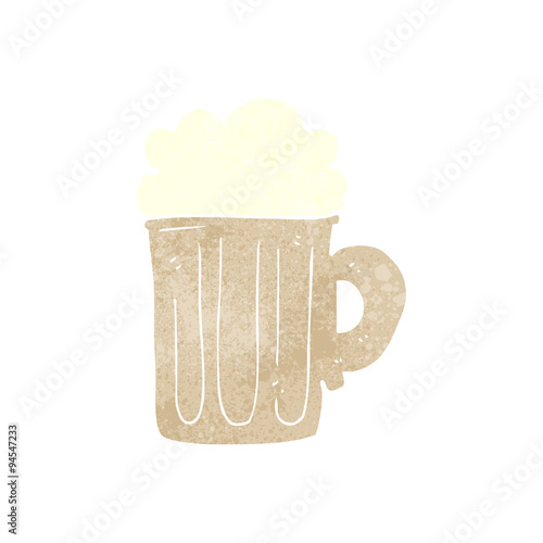 cartoon pint of beer