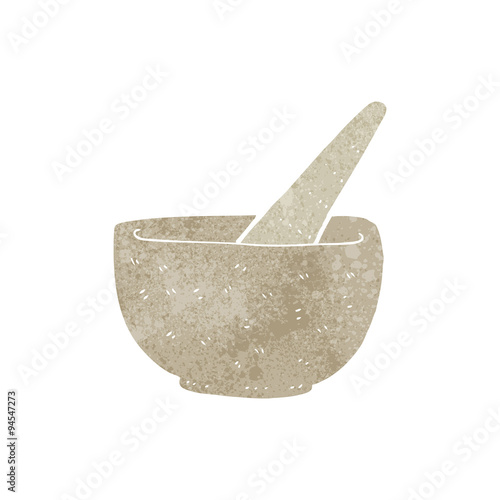 cartoon pestle and mortar