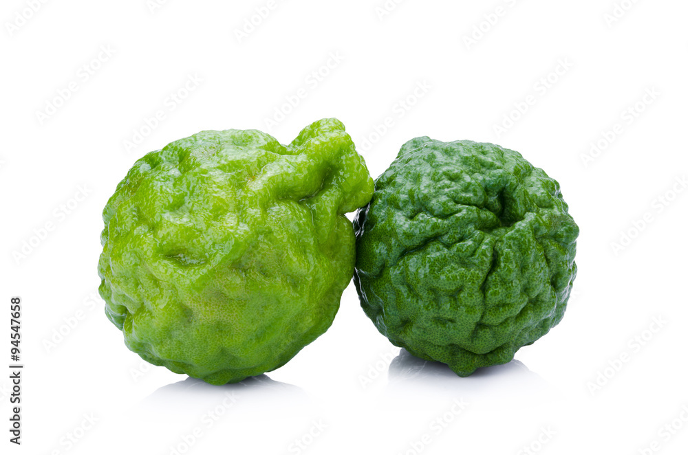 Obraz premium Bergamot fruit on white background