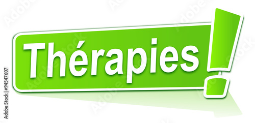 thérapies sur étiquette verte
