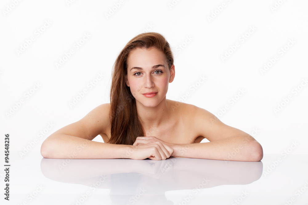 relaxed young woman smiling for soothing pampering spa treatment relaxed young woman smiling for soothing pampering spa treatment