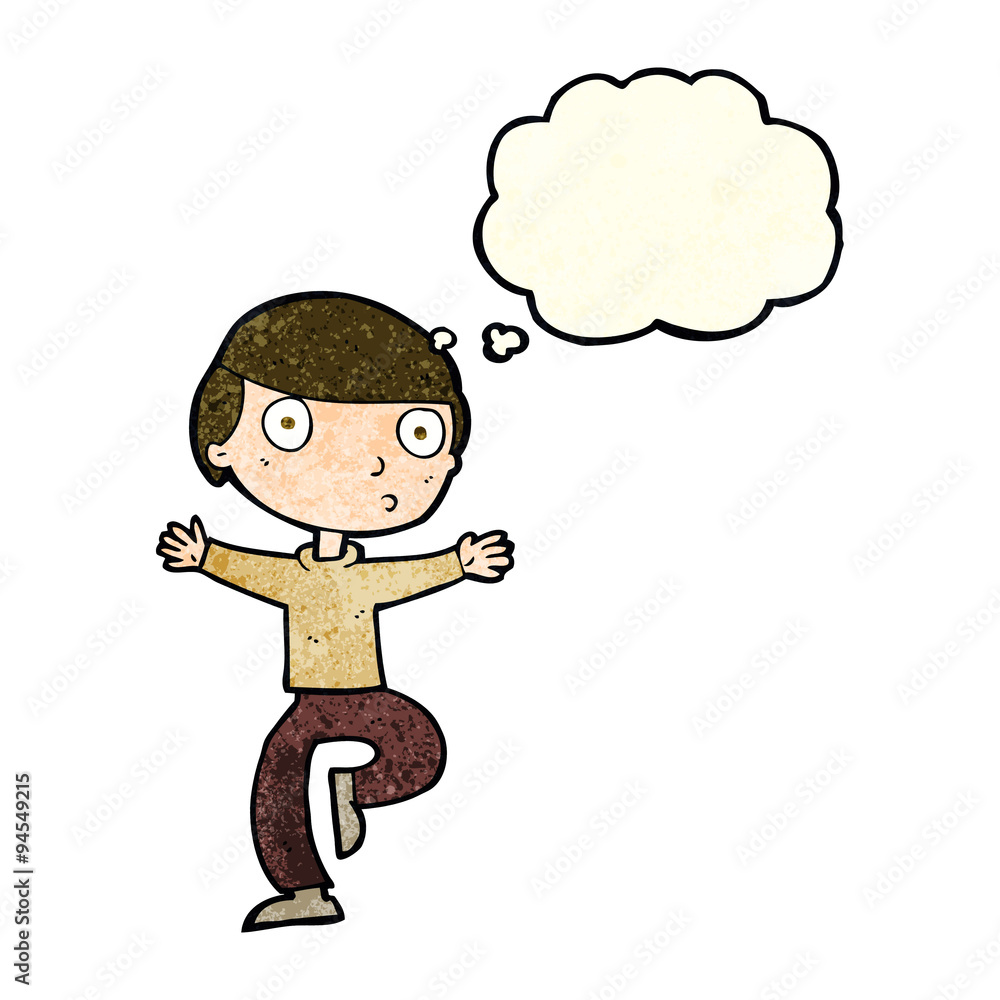 cartoon startled man with thought bubble cartoon startled man with thought bubble