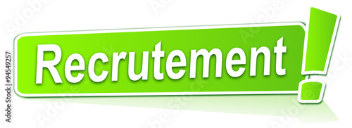 recrutement sur étiquette verte