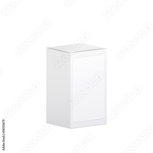 White box with empty label