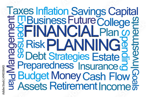 Financial Planning Word Cloud #94558643