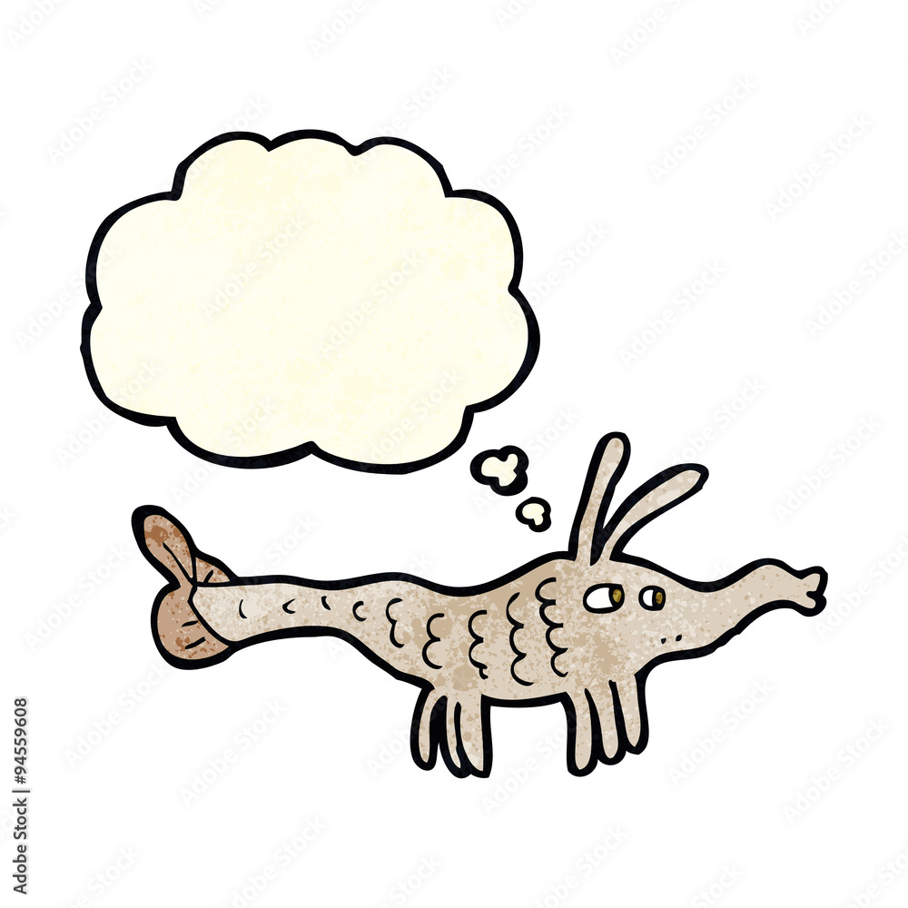 cartoon shrimp with thought bubble cartoon shrimp with thought bubble