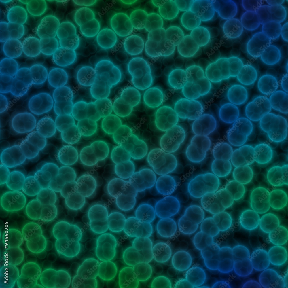 Abstract bacteria cells seamless texture or background Abstract bacteria cells seamless texture or background
