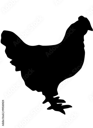 Huhn Silhouette 