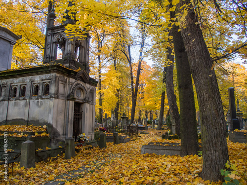 Obraz w ramie cemetery