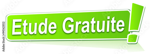 étude gratuite sur étiquette verte