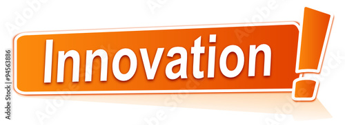 innovation sur étiquette orange