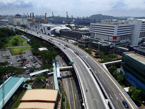 West coast highway, Keppel Viaduct, Singapore
