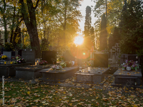 Obraz w ramie cemetery