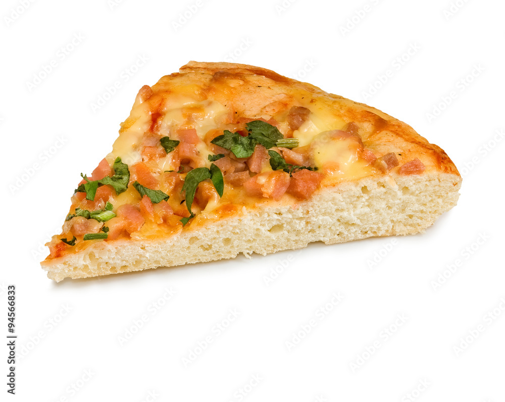 Isolated image of delicious pizza Isolated image of delicious pizza