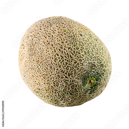  Muskmelon  cantaloupe melon isolated on white background