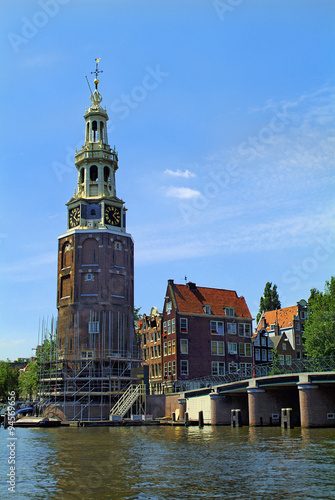 Netherlands, Amsterdam, Montelbaanstoren