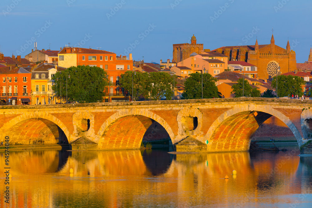 Obraz premium Sunset in Toulouse
