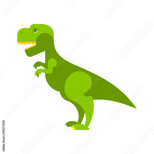 Dinosaur Tyrannosaurus. Angry ancient Predator. Big Reptile Jura © popaukropa
