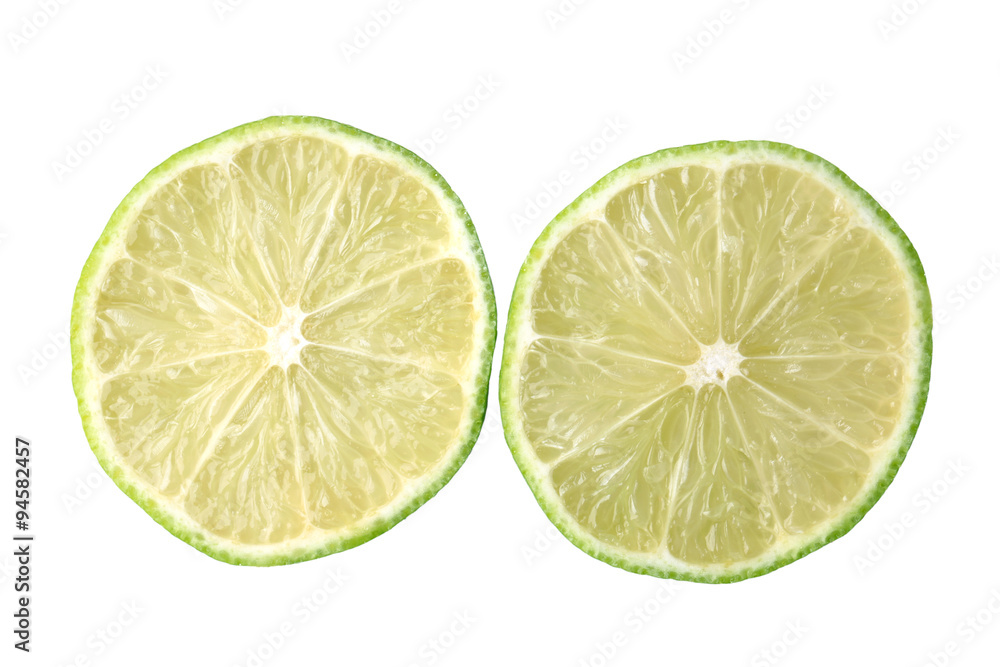 lime isolated on a white background lime isolated on a white background