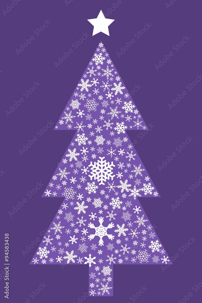 Christmas tree card Christmas tree card
