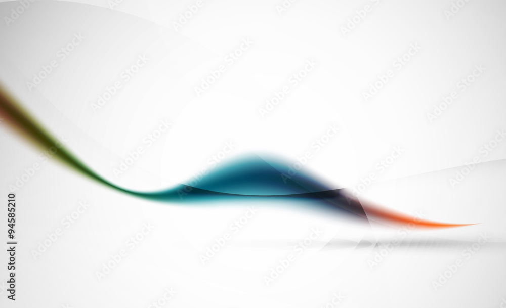 Wave blue red abstract background. Business hi-tech presentation template or advertising layout Wave blue red abstract background. Business hi-tech presentation template or advertising layout