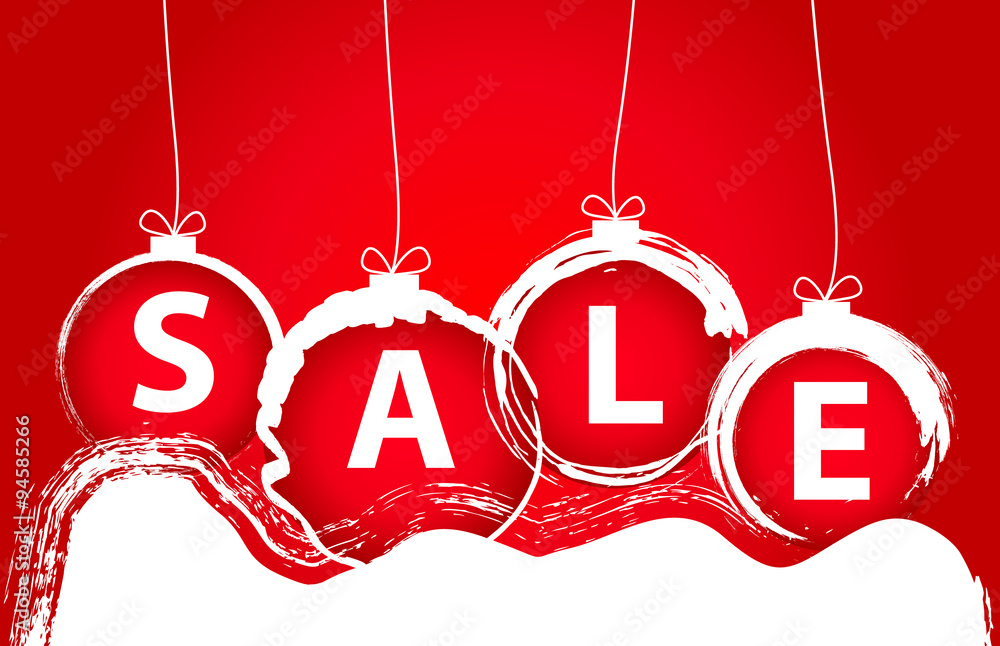 Christmas sale background. Vector illustration Christmas sale background. Vector illustration