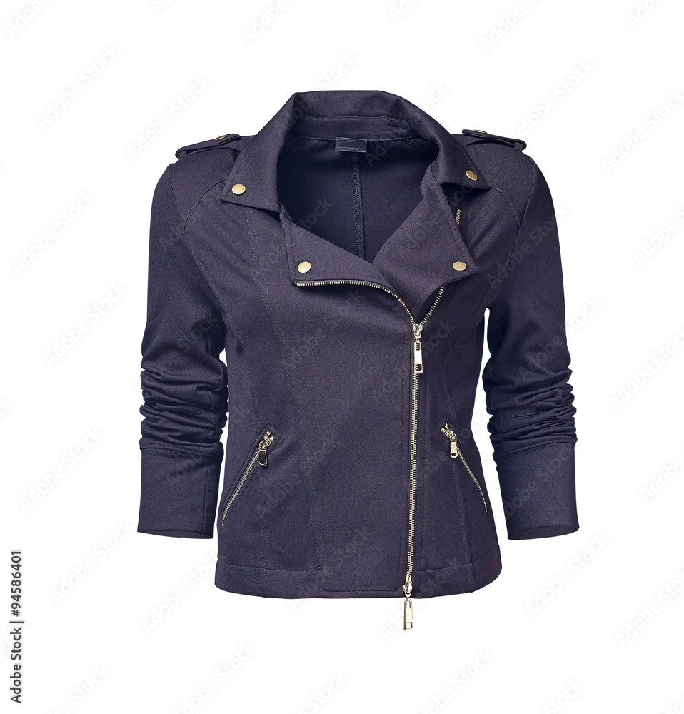 womens jacket isolated on white, clipping path womens jacket isolated on white, clipping path