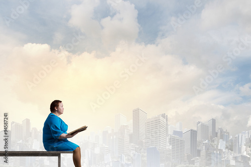 Wallpaper Mural Stout woman. Concept image Torontodigital.ca