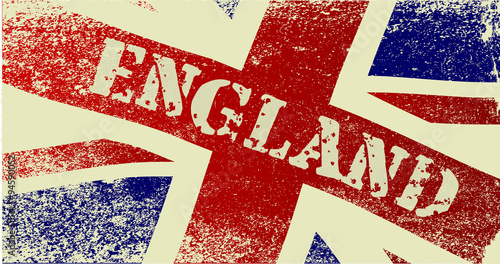 Union Jack England Grunge photo