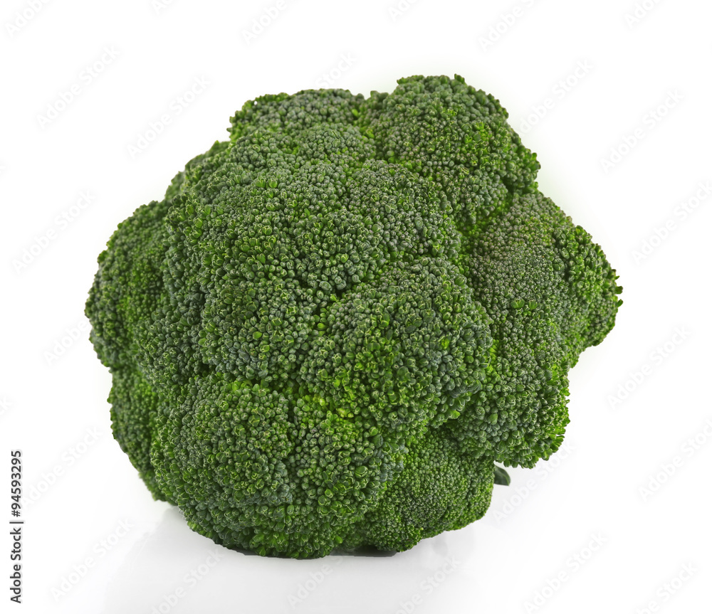 Fresh broccoli isolated on white Fresh broccoli isolated on white