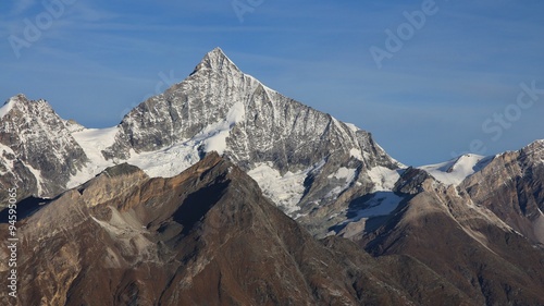 Majestic Mt Weisshorn, view from Gornergrat