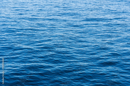 background of blue sea water surface with waves building intricate patterns