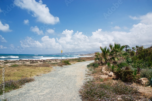 The coast near Paphos. Cyprus.