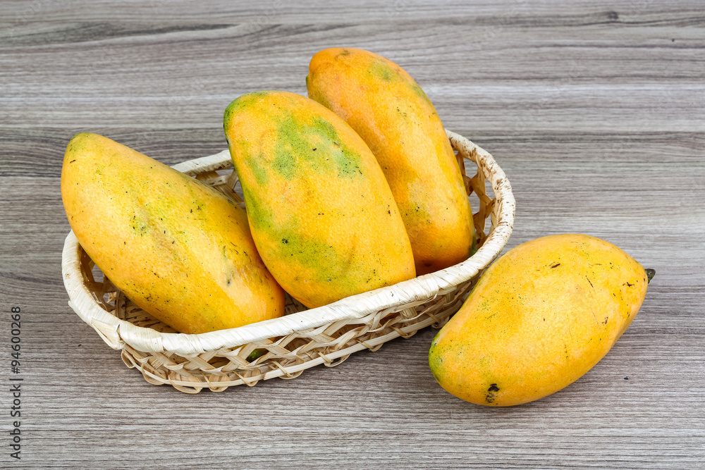 Ripe yellow mango